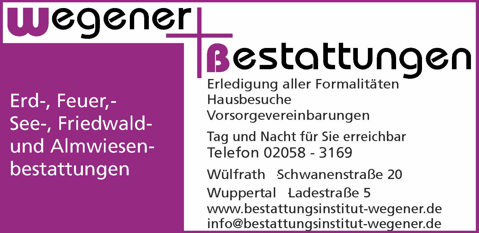 Wegener Bestattungen